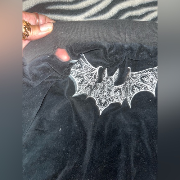 DOLLSKILL Bat print hoodie joggers set - Picture 2 of 6